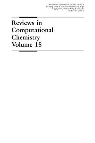 Reviews in Computational Chemistry, Volume 18