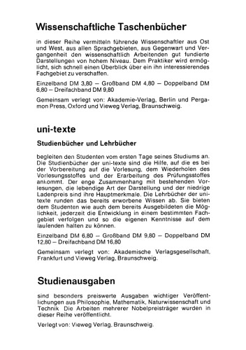 Erscheinungsformen und Gesetze des Zufalls: Eine elementare Einführung in die Grundlagen und Anwendungen der Wahrscheinlichkeitsrechnung und mathematischen Statistik