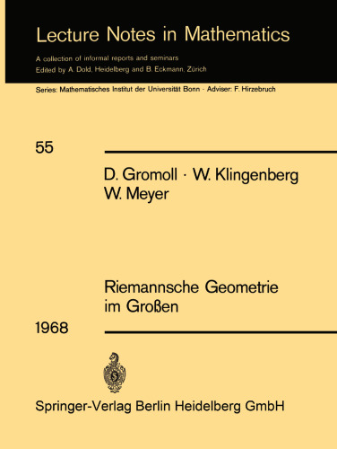 Riemannsche Geometrie im Großen