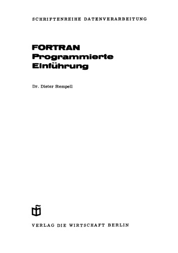 Fortran Programmierte Einführung