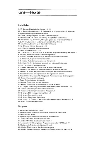 Einführung in die Programmiersprache FORTRAN IV: Anleitung zum Selbststudium Skriptum für Hörer aller Fachrichtungen ab 1. Semester