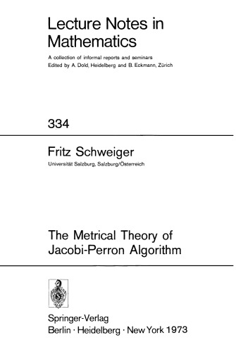 The Metrical Theory of Jacobi-Perron Algorithm