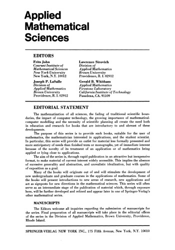 Numerical Quadrature and Solution of Ordinary Differential Equations: A Textbook for a Beginning Course in Numerical Analysis