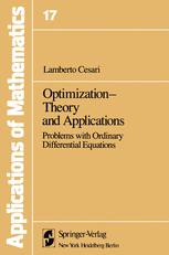 Optimization—Theory and Applications: Problems with Ordinary Differential Equations