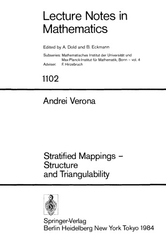 Stratified Mappings — Structure and Triangulability