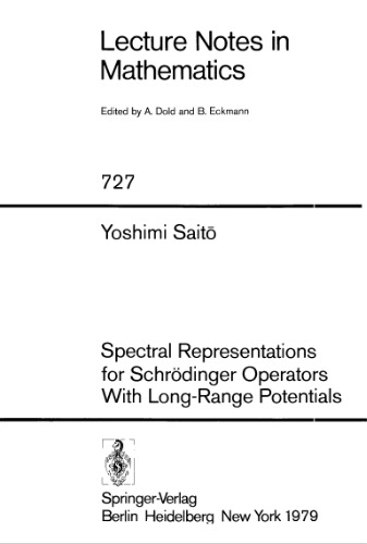 Spectral representations for Schroedinger operators with long-range potentials