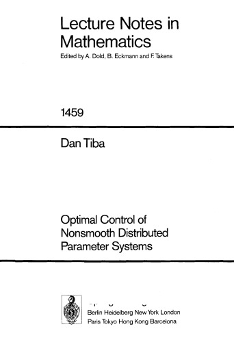 Optimal Control of Nonsmooth Distributed Parameter Systems