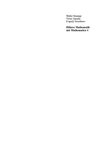 Höhere Mathematik mit Mathematica: Band 4: Funktionentheorie, Fourier- und Laplacetransformationen