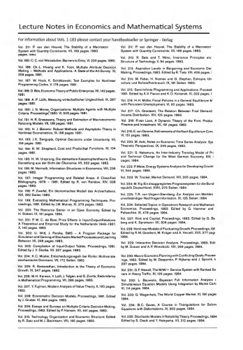 Cost Analysis Applications of Economics and Operations Research: Proceedings of the Institute of Cost Analysis National Conference, Washington, D.C., July 5–7, 1989