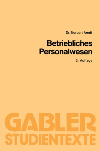 Betriebliches Personalwesen