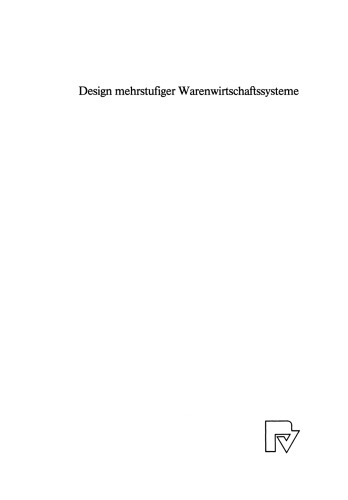 Design mehrstufiger Warenwirtschaftssysteme