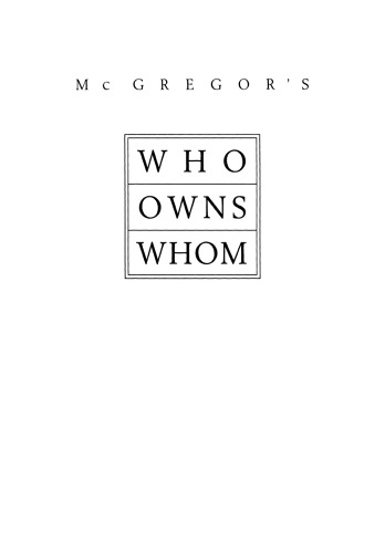 Who Owns Whom