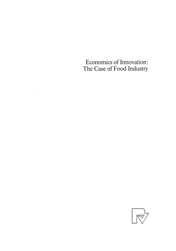 Economics of Innovation: The Case of Food Industry