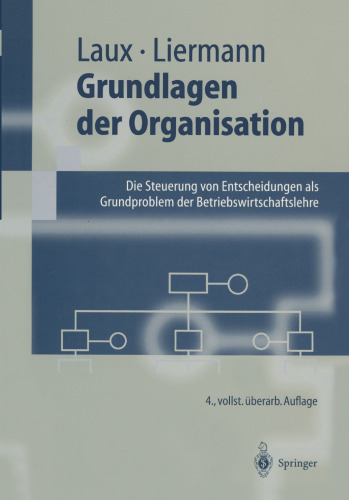 Grundlagen der Organisation: Die Steuerung von Entscheidungen als Grundproblem der Betriebswirtschaftslehre