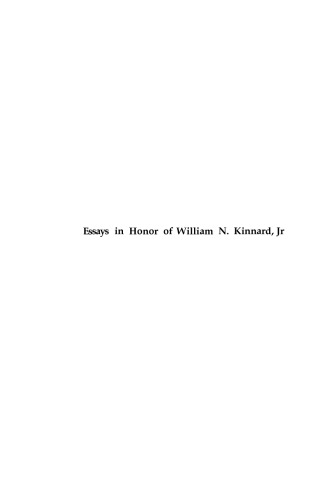 Essays in Honor of William N. Kinnard, Jr