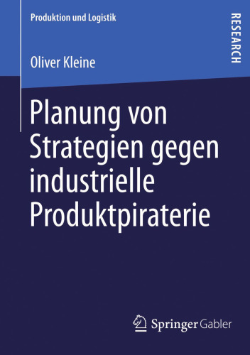 Planung von Strategien gegen industrielle Produktpiraterie