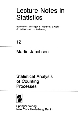 Statistical Analysis of Counting Processes