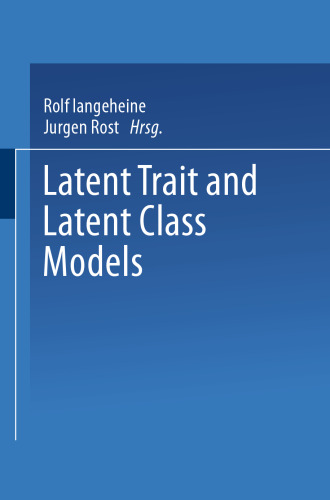 Latent Trait and Latent Class Models