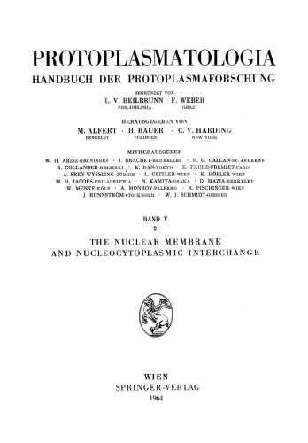 The Nuclear Membrane and Nucleocytoplasmic Interchange