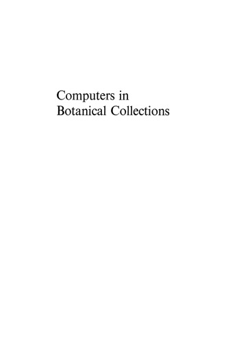 Computers in Botanical Collections