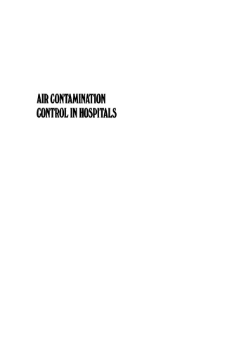 Air Contamination Control in Hospitals