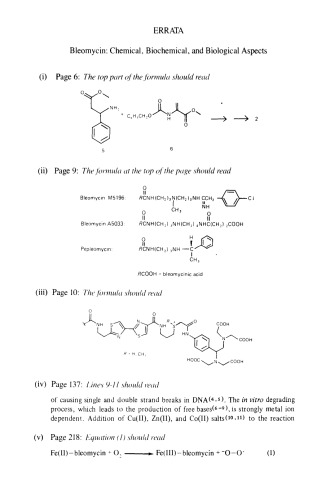 Bleomycin: Chemical, Biochemical, and Biological Aspects: Proceedings of a joint U.S.-Japan Symposium held at the East-West Center, Honolulu, July 18–22, 1978