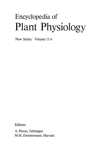 Plant Carbohydrates I: Intracellular Carbohydrates