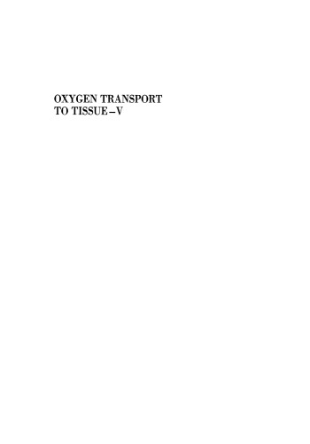 Oxygen Transport to Tissue-V