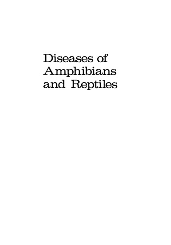 Diseases of Amphibians and Reptiles