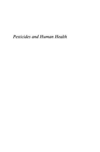 Pesticides and Human Health