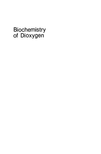 Biochemistry of Dioxygen