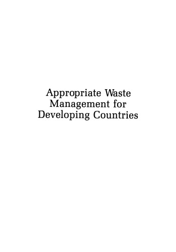 Appropriate Waste Management for Developing Countries