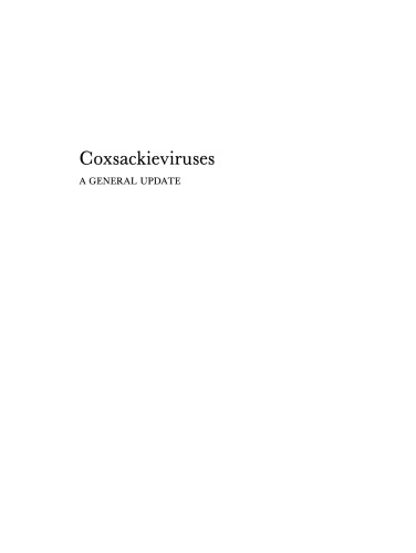 Coxsackieviruses: A General Update