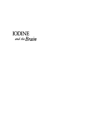 Iodine and the Brain