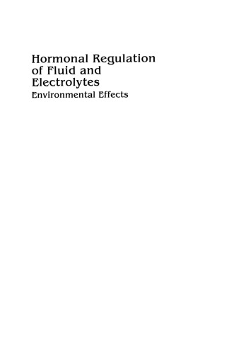 Hormonal Regulation of Fluid and Electrolytes: Environmental Effects