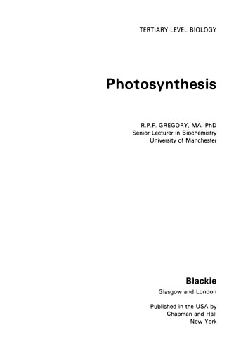 Photosynthesis