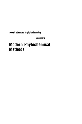 Modern Phytochemical Methods