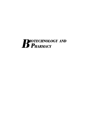 Biotechnology and Pharmacy