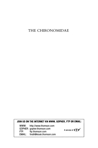 The Chironomidae: Biology and ecology of non-biting midges