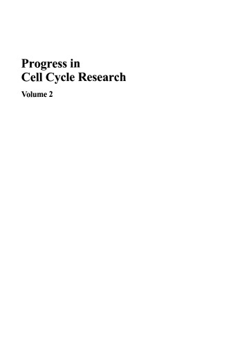 Progress in Cell Cycle Research