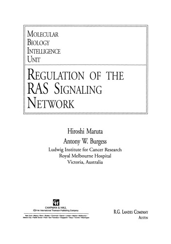 Regulation of the RAS Signaling Network