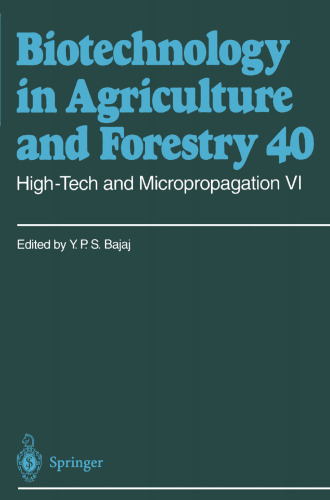 High-Tech and Micropropagation VI