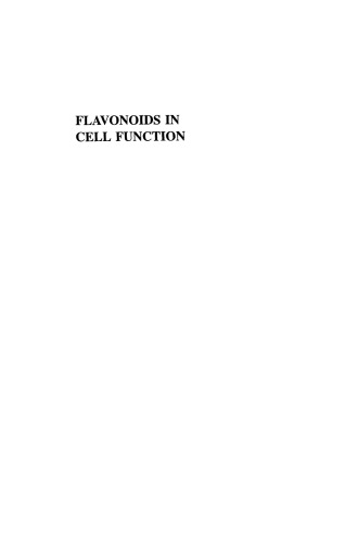 Flavonoids in Cell Function