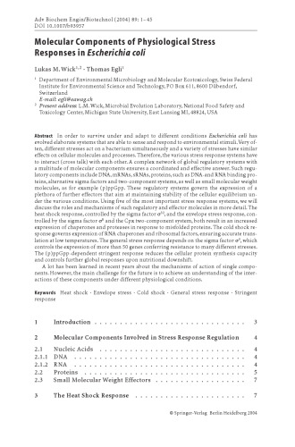 Physiological Stress Responses in Bioprocesses: -/-