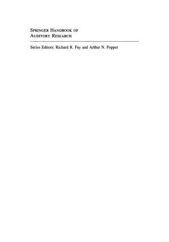 Plasticity of the Auditory System