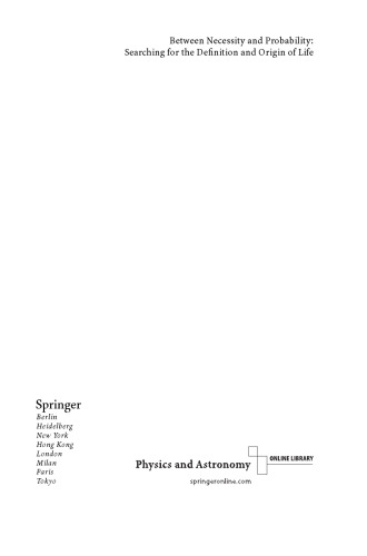 Between Necessity and Probability: Searching for the Definition and Origin of Life