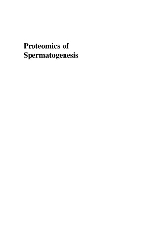 Proteomics of Spermatogenesis