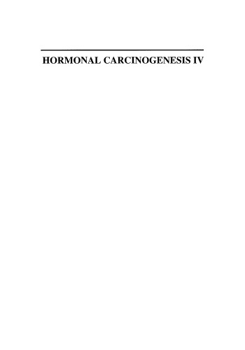 Hormonal Carcinogenesis IV