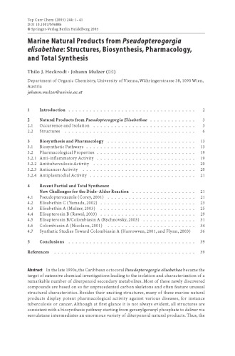 Natural Products Synthesis II: Targets, Methods, Concepts