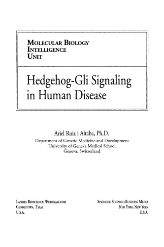 Hedgehog-Gli Signaling in Human Disease